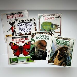 Eyes on Nature's Wonders Reptile, Bug and Wildlife Book Set